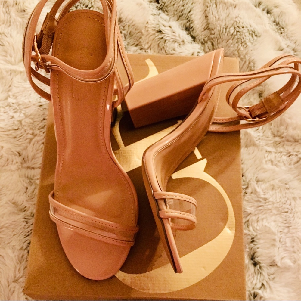 Strappy heels